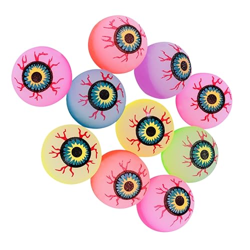 Sosoport 20 Stück Bunte Hüpfbälle mit Augenmuster Elastische Spielbälle für Kreatives für Freizeitaktivitäten Zufällige Farben Zufällige Farbe Sosoport 20 Stück Bunte Hüpfbälle mit Augenmuster Elastische Spielbälle für Kreatives für Freizeitaktivitäten Zufällige Farben Zufällige Farbe von Sosoport
