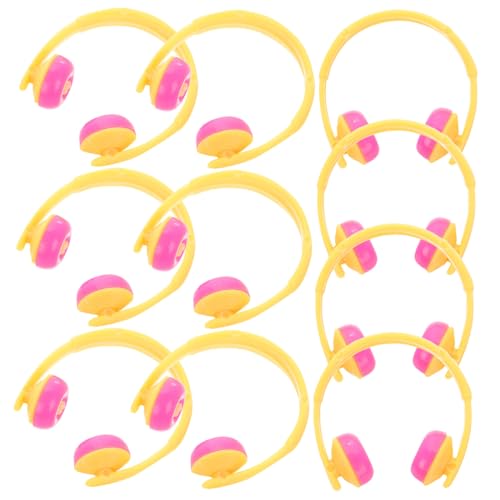 Sosoport 20 Stück Headset für Puppenhäuser Teiliges Gelbe Zubehör für Puppenhaus Dekoration Realistisches Kopfhörer Modell für Kreative Wohnszenen und Spielzeugaccessoires Sosoport 20 Stück Headset für Puppenhäuser Teiliges Gelbe Zubehör für Puppenhaus Dekoration Realistisches Kopfhörer Modell für Kreative Wohnszenen und Spielzeugaccessoires von Sosoport