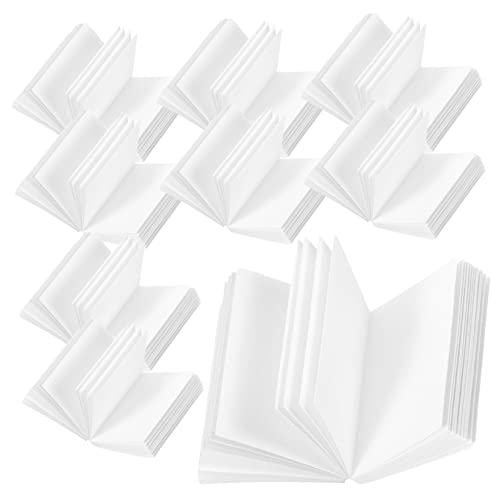 Sosoport 20 Stück Leeres Buchmodell Miniaturbuch für Miniaturen Puppenhaus-Miniaturbücher bastelset bastelzeug für Bücher kleines Buch für Papier Weiß von Sosoport