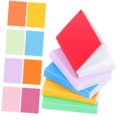 Sosoport 20 Stück Mini-Buchornamente Miniaturen Mini-Versbücher Mini-Puppenhauszubehör Kindererziehung Lernspielzeug gucklochbuch Little Books kleines Bücherset Kinderspielzeug Papier von Sosoport