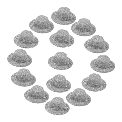 Sosoport 20 Stück Mini-Hut Puppe Hüte Szene winzig Kind Blau Kleiner Jazzhut Tell dir vor, zu kleine Jazz-Hütchen zum Basteln Feiner Farbiger Stoff Silver von Sosoport