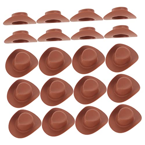 Sosoport 20 Stück Miniatur Cowboyhut Puppenhut für Kinder Kunststoff Miniatur Hüte Puppenzubehör für Bastelarbeiten und Dekoration Sosoport 20 Stück Miniatur Cowboyhut Puppenhut für Kinder Kunststoff Miniatur Hüte Puppenzubehör für Bastelarbeiten und Dekoration von Sosoport