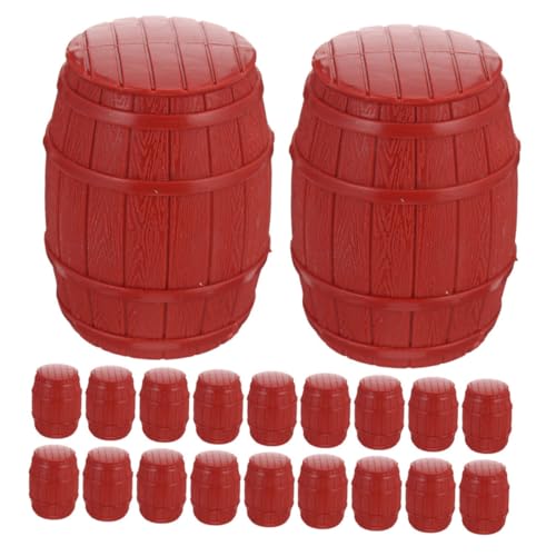 Sosoport 20 Stück Piratenfass-Modell Mini-Szene DIY- Zubehör für Piratenschiffe Zubehör für Sandtische Mini-House-Szene Fass Dekorationen Mini-Hausfässer PVC Sosoport 20 Stück Piratenfass-Modell Mini-Szene DIY- Zubehör für Piratenschiffe Zubehör für Sandtische Mini-House-Szene Fass Dekorationen Mini-Hausfässer PVC von Sosoport
