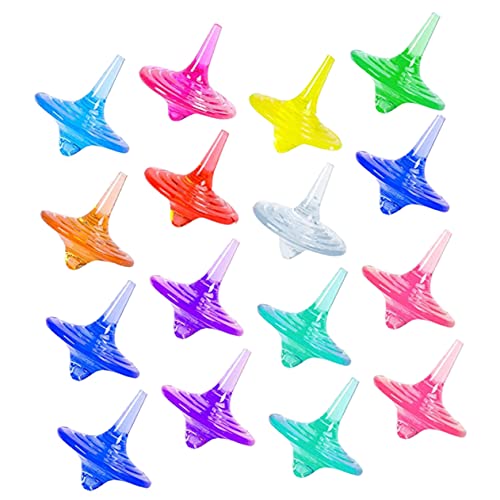 Sosoport 20 Stück Spinnendes Edelsteinspielzeug Mit Rotierenden Kreiseln -Desktop- Tops Rotierende Oberteile Gyro Lustiger Kreisel Fingerkreisel Acryl von Sosoport