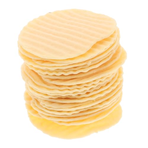 Sosoport 20 Stück Teiliges Fake Snack Modelle Realistische Kartoffelchips Requisiten für Küchen und Fotodekoration Authentische Lebensmittelimitate für Rollenspiele und Ausstellungen von Sosoport