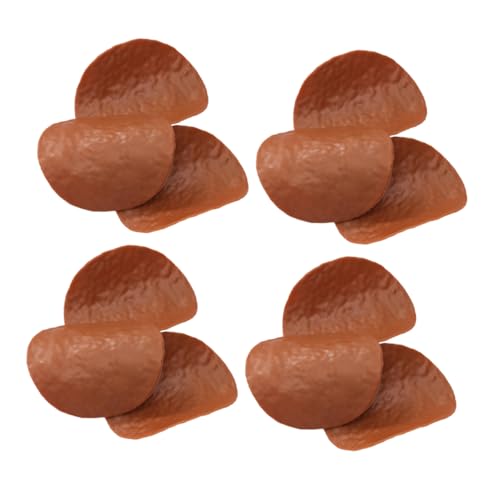 Sosoport 20 Stück Teiliges Realistische Kartoffelchips Modell Lebensnahe Simulation für Sammler Dekoration für Partys und Fotos Überraschendes für Freunde und Familie von Sosoport