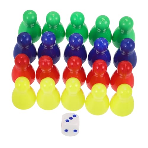 Sosoport 20 Stück Teiliges aus Kleinen Kunststoff Schachfiguren mit Würfeln Spielstücke für Brettspiele Leicht und Tragbar Hochzeiten und Feiern Sosoport 20 Stück Teiliges aus Kleinen Kunststoff Schachfiguren mit Würfeln Spielstücke für Brettspiele Leicht und Tragbar Hochzeiten und Feiern von Sosoport