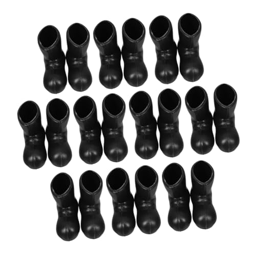 Sosoport 20 Stück Weihnachtsmann Stiefel Weihnachtsdeko für Puppenhaus Charmante Mini Weihnachtsstiefel Ergänzung für Kreative Bastelprojekte und Weihnachtsdekoration von Sosoport