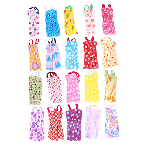 Sosoport 20 Stücke Puppe Kleidung Outfits Für Kleid Kleidung Bekleidung 29Cm Puppe Kleid Puppe Outfits Puppe Zubehör von Sosoport