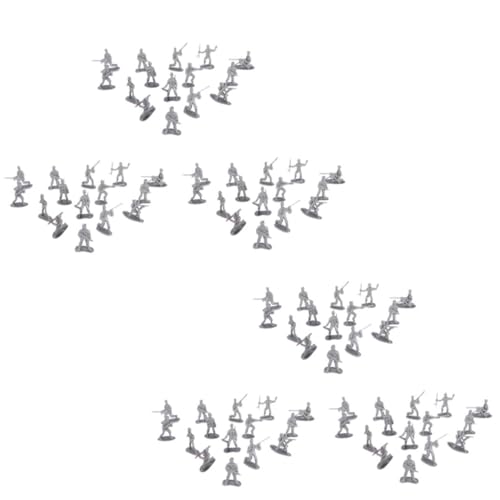 Sosoport 200 Stück Kleines Soldatenmodell Soldaten-actionfiguren Soldatenspielzeug Für Militärische Figuren Militärisches Mini-Modell Soldatenfiguren Soldatenformen Plastik von Sosoport