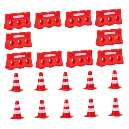 Sosoport 20Stücke Verkehrskegel für Verkehrsszenen Rote und Wasserbarrieren Verkehrswissen und Sicherheitsbewusstsein bei Kindern Sosoport 20Stücke Verkehrskegel für Verkehrsszenen Rote und Wasserbarrieren Verkehrswissen und Sicherheitsbewusstsein bei Kindern von Sosoport