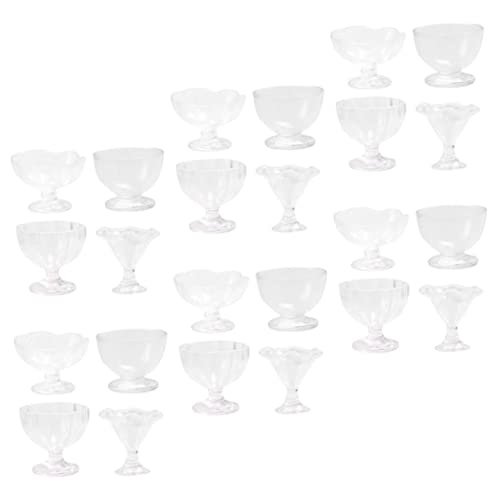 Sosoport 24 Stück Eiscreme Tassenmodell Miniatur winzig Eisbecher im Maßstab 1:12 Mini-Eisbecher kleine Tasse Mini-Lebensmittelbehälter-Modell Minitasse für Puppenhaus Mini-Kaffeetassen PVC Sosoport 24 Stück Eiscreme Tassenmodell Miniatur winzig Eisbecher im Maßstab 1:12 Mini-Eisbecher kleine Tasse Mini-Lebensmittelbehälter-Modell Minitasse für Puppenhaus Mini-Kaffeetassen PVC von Sosoport