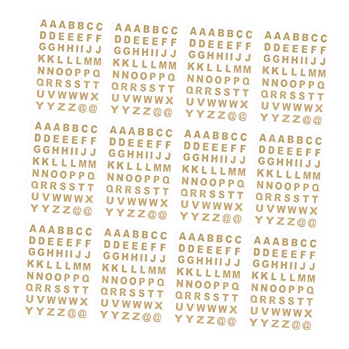 Sosoport 25Blätter Heißprägung Alphabet Aufkleber Selbstklebende Englische Aufkleber für Scrapbooking Notebook und Kreative Projekte Transparentes Design Umweltfreundliches Sosoport 25Blätter Heißprägung Alphabet Aufkleber Selbstklebende Englische Aufkleber für Scrapbooking Notebook und Kreative Projekte Transparentes Design Umweltfreundliches von Sosoport