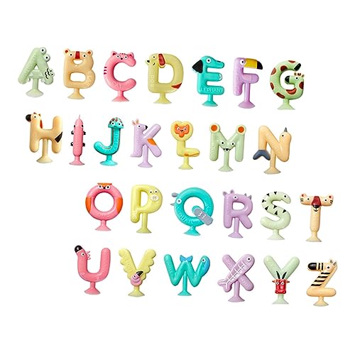 Sosoport 26Stücke Alphabet Lernspielzeug mit Saugnäpfen Teiliges Tier Alphabet für Badespaß und Frühe Bildung Fördert Hand Auge Koordination und Tierkenntnisse für Badezimmer Sosoport 26Stücke Alphabet Lernspielzeug mit Saugnäpfen Teiliges Tier Alphabet für Badespaß und Frühe Bildung Fördert Hand Auge Koordination und Tierkenntnisse für Badezimmer von Sosoport