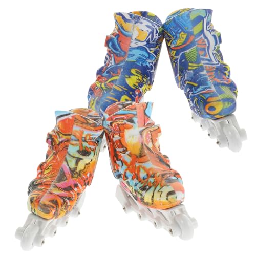 Sosoport 2Paare Finger Rollschuhe Skate und Entspannungsspielzeug für Fingersportliebhaber Langlebiges Kunststoffmaterial Zufällige Designs Sosoport 2Paare Finger Rollschuhe Skate und Entspannungsspielzeug für Fingersportliebhaber Langlebiges Kunststoffmaterial Zufällige Designs von Sosoport