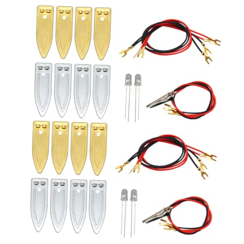 Sosoport 2Sätze Kupfer Elektroden für Wissenschaftliche Experimente Experimentiermaterial für Fruchtstromerzeugung Langlebige Elektrodenstreifen für Schülerprojekte Sosoport 2Sätze Kupfer Elektroden für Wissenschaftliche Experimente Experimentiermaterial für Fruchtstromerzeugung Langlebige Elektrodenstreifen für Schülerprojekte von Sosoport