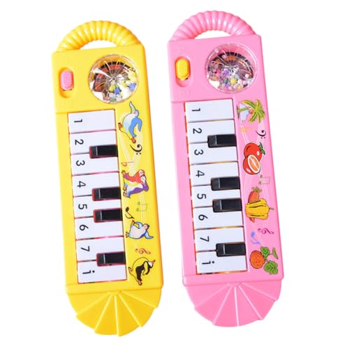 Sosoport 2Stücke Babytastatur Musikspielzeug Tasten Spielzeugklavier Mit Tragbares Klavier Für Kleinkinder Im Alter Von Jahren Farblich Zufällig von Sosoport