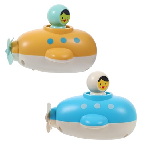 Sosoport 2 Stück Aufzieh-u-Boot-Spielzeug Für Jungen Und Mädchen Badespielzeug Für Kleinkinder Von 1–4 Jahren Sicherer Badespaß von Sosoport