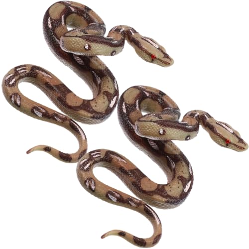 Sosoport 2Stücke Gefälschte Schlangenfiguren Künstliche Schlangenornamente für Realistische Tiermodelle aus Sicherem Dekoration für Garten und Lernspielzeug Sosoport 2Stücke Gefälschte Schlangenfiguren Künstliche Schlangenornamente für Realistische Tiermodelle aus Sicherem Dekoration für Garten und Lernspielzeug von Sosoport