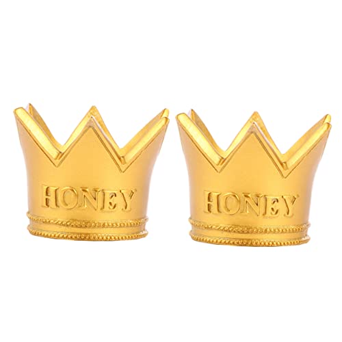 Sosoport 2 Stücke Crown Kuchen Schmuck Kuchen Ornament Elegante Geburtstag Topper Harz Dekoration von Sosoport
