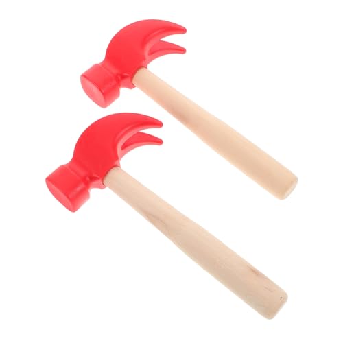 Sosoport 2Stücke Holzhammer Hammer für Robustes Naturholz Fördert Hand Augen Koordination und Fingerfertigkeit Lernspielzeug für Jungen und Ab Jahren von Sosoport