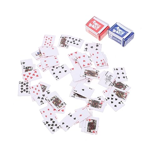 Sosoport 2Stücke Kreative Spielkarten für Brettspiele Puppenhaus Dekoration für Familien und Bürospiele Zufälliger Stil Sosoport 2Stücke Kreative Spielkarten für Brettspiele Puppenhaus Dekoration für Familien und Bürospiele Zufälliger Stil von Sosoport