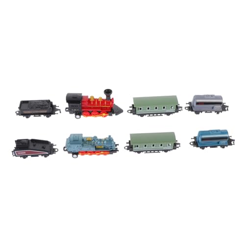 Sosoport 2Stücke Retro Dampflok Modell Simulierte Rückziehhilfe Dampfzug Für Inertia Zug Für Kleine Eisenbahnfans von Sosoport