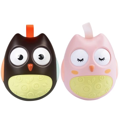 Sosoport 2Stücke Tumbler Rasselspielzeug für Junge Mädchen Frühes Bildungsspielzeug Greiffähigkeit und Koordination für Kinderwagen und Boden Sosoport 2Stücke Tumbler Rasselspielzeug für Junge Mädchen Frühes Bildungsspielzeug Greiffähigkeit und Koordination für Kinderwagen und Boden von Sosoport