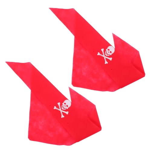Sosoport 2pcs Piratendreieck Kopftuch Ideal Für Halloween- Und Themenpartys Weich Und Komfortabel Für Piratenkleid Sosoport 2pcs Piratendreieck Kopftuch Ideal Für Halloween- Und Themenpartys Weich Und Komfortabel Für Piratenkleid von Sosoport