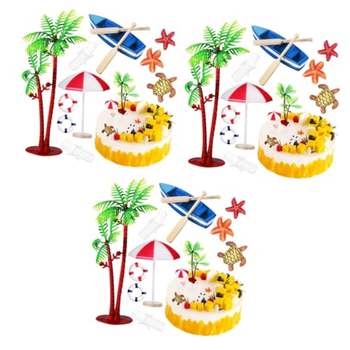 Sosoport 3 Sätze Geburtstagstorte Dekorationen Tropischer Kuchendeckel Im Freien Kuchendekoration Hochzeit Kuchenverzierung Dekorationen Für Strandkuchen Glas 10 Stück * 3 Sosoport 3 Sätze Geburtstagstorte Dekorationen Tropischer Kuchendeckel Im Freien Kuchendekoration Hochzeit Kuchenverzierung Dekorationen Für Strandkuchen Glas 10 Stück * 3 von Sosoport