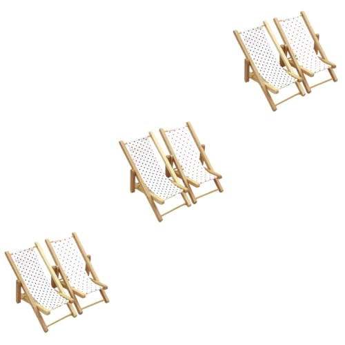 Sosoport 3 Sätze Puppenhausmöbel Modell Eines Miniatur-loungesessels Mini-liegestuhl Mini-Lounge-Sessel Mini-strandkorb-Modell Puppenstuhl Miniatur-Lounge-Stuhl-Requisite Holz 2 Stücke * 3 Sosoport 3 Sätze Puppenhausmöbel Modell Eines Miniatur-loungesessels Mini-liegestuhl Mini-Lounge-Sessel Mini-strandkorb-Modell Puppenstuhl Miniatur-Lounge-Stuhl-Requisite Holz 2 Stücke * 3 von Sosoport