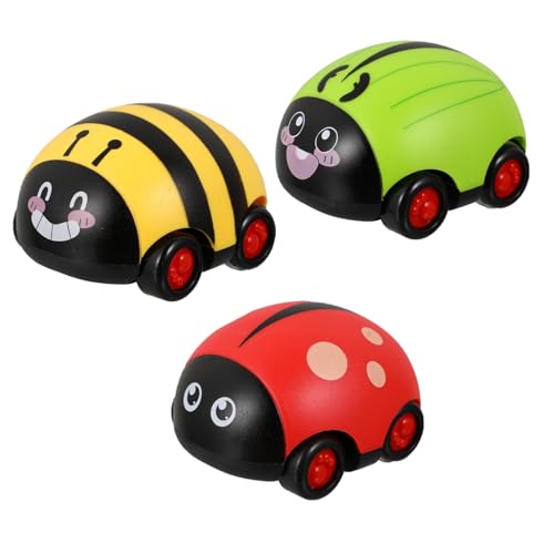 Sosoport 3 Stück Auto entwicklung kindliche entwicklung spielzeugautos Set Kinderautospielzeug im Freien Autospielzeug im Freien Indoor- für Plastik von Sosoport
