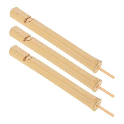 Sosoport 3 Stück Bamboo Vogel Pfeife Musikinstrument für Outdoor Fördert Hand Augen Koordination Traditionelles Design für Kreative Spielmomente Sosoport 3 Stück Bamboo Vogel Pfeife Musikinstrument für Outdoor Fördert Hand Augen Koordination Traditionelles Design für Kreative Spielmomente von Sosoport
