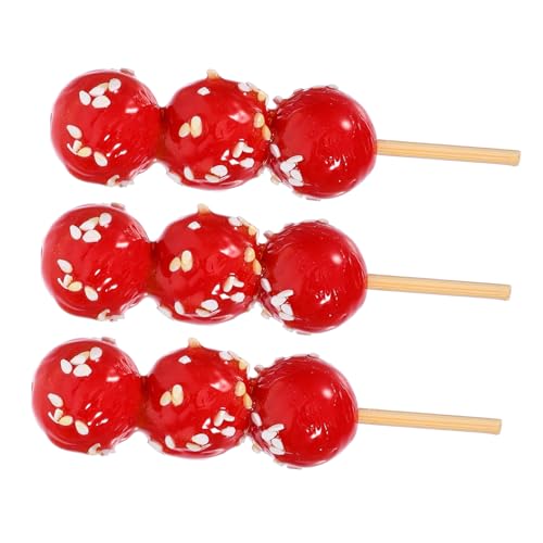 Sosoport 3 Stück Candied Haws Modell Tiny Candied Haws Candied Haws Requisiten Puppenhaus Zubehör Simulierte Candied Haws Faux Candied Haws Fotografie Requisiten Tiny Emulation Candied Sosoport 3 Stück Candied Haws Modell Tiny Candied Haws Candied Haws Requisiten Puppenhaus Zubehör Simulierte Candied Haws Faux Candied Haws Fotografie Requisiten Tiny Emulation Candied von Sosoport