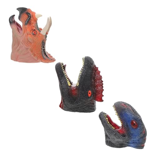 Sosoport 3 Stück Dinosaurier Handpuppen Teiliges Handspielzeug für Fördert Kreativität und Rollenspiel für Geschichtenerzählen und Emotionale Kommunikation Sosoport 3 Stück Dinosaurier Handpuppen Teiliges Handspielzeug für Fördert Kreativität und Rollenspiel für Geschichtenerzählen und Emotionale Kommunikation von Sosoport