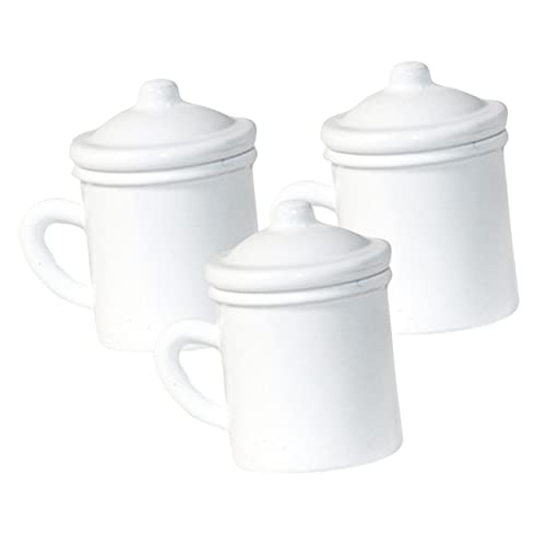 Sosoport 3 Stück Essen und in Miniatur Mini House Decor Mini- -Tassen Minibecher für Doolhouse Minitasse für Puppenhaus Mini-Zahnputzbecher Legierung Weiß Sosoport 3 Stück Essen und in Miniatur Mini House Decor Mini- -Tassen Minibecher für Doolhouse Minitasse für Puppenhaus Mini-Zahnputzbecher Legierung Weiß von Sosoport