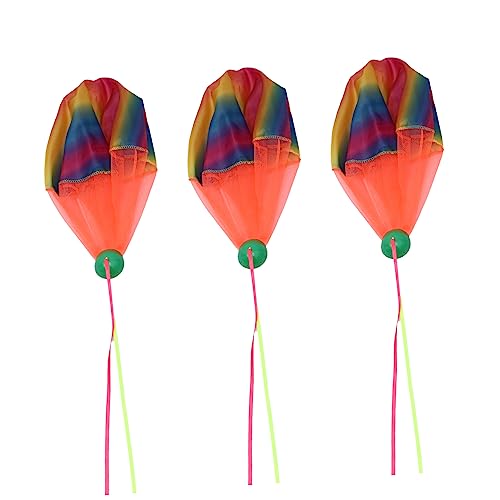 Sosoport 3 Stück Fallschirm Fallschirm Mini-Soldat-Fallschirm Mini-Fallschirm Outdoor-fallschirmspielzeug Kleiner Fallschirm Nylon Sosoport 3 Stück Fallschirm Fallschirm Mini-Soldat-Fallschirm Mini-Fallschirm Outdoor-fallschirmspielzeug Kleiner Fallschirm Nylon von Sosoport