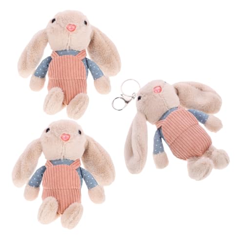 Sosoport 3 Stück Kaninchen Plüschtier ausgestopft Dekoration Karikatur Puppe Zubehör Hase Schlüsselanhänger mit Tierfüllung Netter Schlüsselring Fuzzy -Spielzeuganhänger kurzer Plüsch Rosa Sosoport 3 Stück Kaninchen Plüschtier ausgestopft Dekoration Karikatur Puppe Zubehör Hase Schlüsselanhänger mit Tierfüllung Netter Schlüsselring Fuzzy -Spielzeuganhänger kurzer Plüsch Rosa von Sosoport
