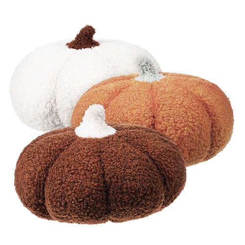 Sosoport 3 Stück Kissen Für Mädchen Nahrungskissen Couch Bettwäsche Halloween-dekokissen Halloween-kürbis-Kissen- Werfen Ausgestopft Kürbisförmiges Kissen Kürbiskissen Pp Baumwolle Sosoport 3 Stück Kissen Für Mädchen Nahrungskissen Couch Bettwäsche Halloween-dekokissen Halloween-kürbis-Kissen- Werfen Ausgestopft Kürbisförmiges Kissen Kürbiskissen Pp Baumwolle von Sosoport