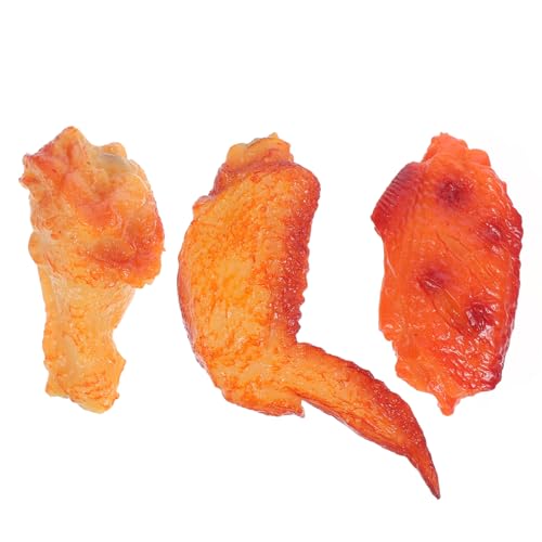Sosoport 3 Stück Lebensnahe Nachbildung von Frittiertem Fleisch Realistische Kochdarstellung Küchen und Partydekoration für Fotorequisiten und Ausstellungen Sosoport 3 Stück Lebensnahe Nachbildung von Frittiertem Fleisch Realistische Kochdarstellung Küchen und Partydekoration für Fotorequisiten und Ausstellungen von Sosoport