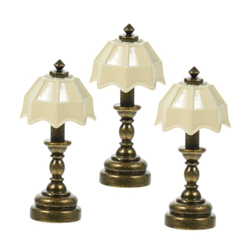 Sosoport 3 Stück Mini-Schreibtischlampe Miniaturen Puppenstubenmöbel Nachttisch weinachtsgeschenke Retro tischlampe spielzeuge puppenhaus Miniaturlampe Miniatur-Tischlampenmodell Legierung Sosoport 3 Stück Mini-Schreibtischlampe Miniaturen Puppenstubenmöbel Nachttisch weinachtsgeschenke Retro tischlampe spielzeuge puppenhaus Miniaturlampe Miniatur-Tischlampenmodell Legierung von Sosoport