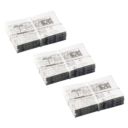 Sosoport 3 Stück Mini Zeitungen Und Zeitungen Mini Zeitungsdekor Puppe Vintage Kleinkindspielzeug Miniatur Lesezeitung Für Retro Kinderspielzeug Mini von Sosoport