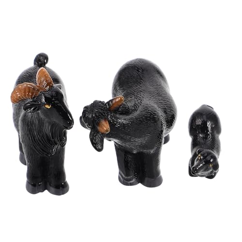 Sosoport 3 Stück Modellschaf Partygeschenke Süße Filzschafe Ausgestopfte Schafe Mini Figuren In Großen Mengen Schafe Große Schafe Kleine Figuren Schaffiguren Ausgestopfte von Sosoport