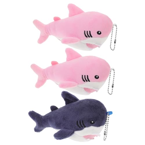 Sosoport 3 Stück Plüsch Hai Schlüsselanhänger Tier Plüschtiere Babyspielzeug Ausgestopfte Anhänger Handtaschenanhänger Rucksack Schlüsselanhänger Handtaschenanhänger Kleiner Hai Sosoport 3 Stück Plüsch Hai Schlüsselanhänger Tier Plüschtiere Babyspielzeug Ausgestopfte Anhänger Handtaschenanhänger Rucksack Schlüsselanhänger Handtaschenanhänger Kleiner Hai von Sosoport