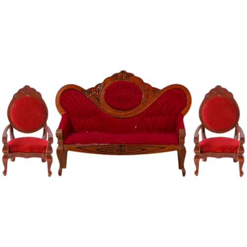 Sosoport 3 Stück Puppenhausmöbel Sofas Miniatur Szenen Couch Modell Miniatur Sofa Mini Sofa Figur Praktisches Mini Sofa Kleines Sofa Mini Mini Sofa Requisite von Sosoport