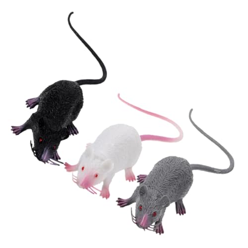 Sosoport 3 Stück Realistische Fake Spielzeuge Lebensechte Ratten für Halloween Dekorationen Gruselige Mäuse Figuren für Streiche Party Requisiten und Lernmittel Sosoport 3 Stück Realistische Fake Spielzeuge Lebensechte Ratten für Halloween Dekorationen Gruselige Mäuse Figuren für Streiche Party Requisiten und Lernmittel von Sosoport