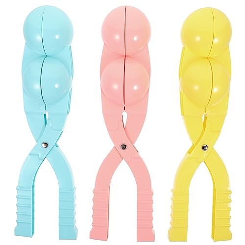 Sosoport 3 Stück Schneeball-Clip Clips Form Schneeclip Schneeklammerspielzeug Schneeclip- Schneeclip -Werkzeug Schneeclip - für pp Zufällige Farbe Sosoport 3 Stück Schneeball-Clip Clips Form Schneeclip Schneeklammerspielzeug Schneeclip- Schneeclip -Werkzeug Schneeclip - für pp Zufällige Farbe von Sosoport