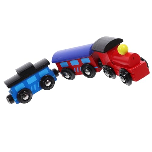 Sosoport 3 Stück Teiliges Holzspielzeug Tierzug Magnetische Spielzeuglok für Pädagogisches und Sicheres mit Realistischem Design Kreative Spielstunden Sosoport 3 Stück Teiliges Holzspielzeug Tierzug Magnetische Spielzeuglok für Pädagogisches und Sicheres mit Realistischem Design Kreative Spielstunden von Sosoport