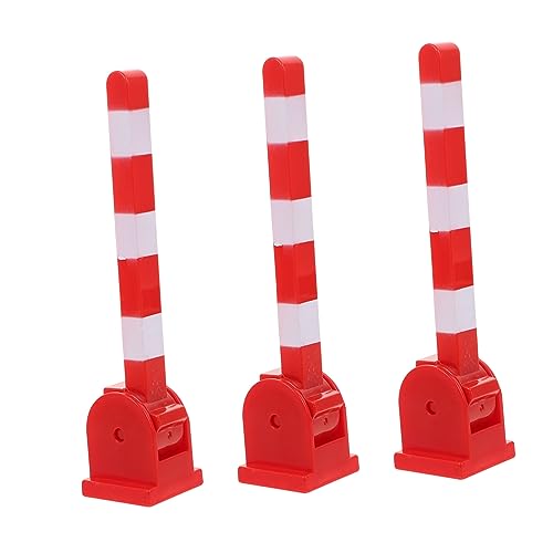 Sosoport 3 Stück Verkehrszeichen Straßensperren Schild Verkehrszeichen Verkehrs Stoppschild Simulation Straßensperren Straßensperren Straßenschilder Simulation von Sosoport