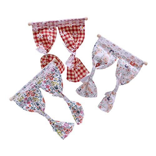 Sosoport 3 Stück Volants für die Küche puppenhauszubehör vorhangstangen Miniaturpuppenhaus -Kit Mini- kleine Spitze Vorhangverzierung Spitzenvorhang-Arrangement-Modelle Stoff Sosoport 3 Stück Volants für die Küche puppenhauszubehör vorhangstangen Miniaturpuppenhaus -Kit Mini- kleine Spitze Vorhangverzierung Spitzenvorhang-Arrangement-Modelle Stoff von Sosoport